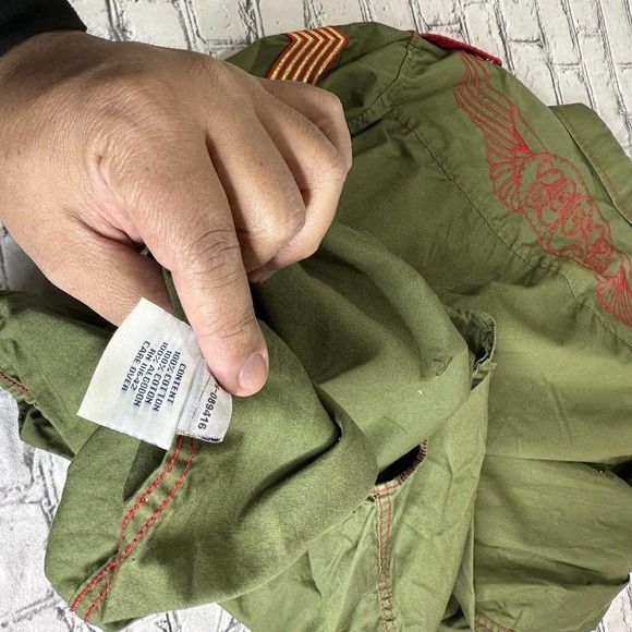 COOGI Vintage Green Cotton Mens Size XXL Casual Western Utility Dress Shirt - Picture 12 of 12